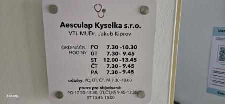 Ordinační hodiny