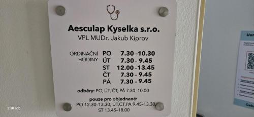 Ordinační hodiny